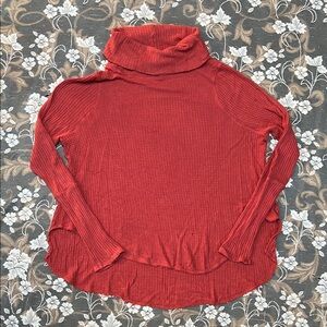 We The Free Kristina Cozy Cowl Neck Thermal Top Waffle